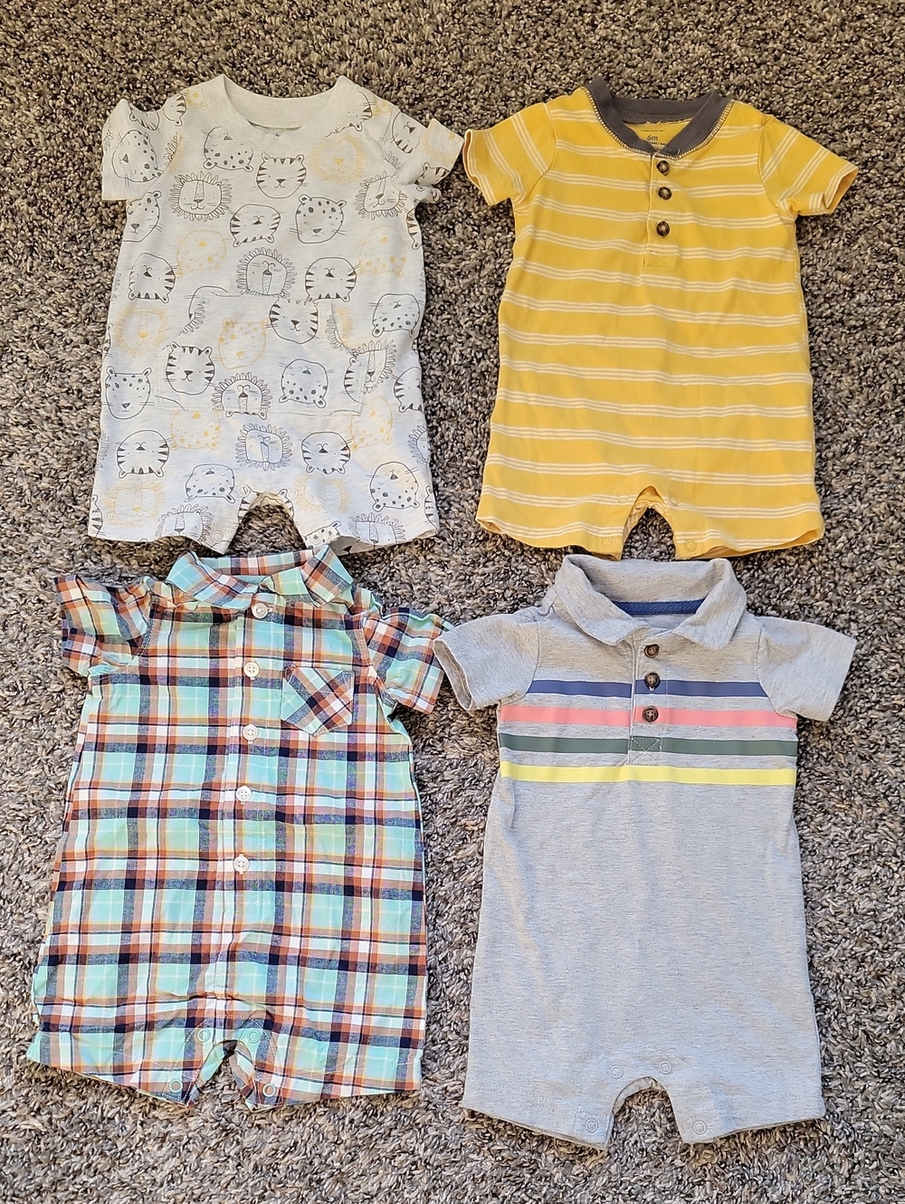 Carter's Baby 4-pack Mixed Rompers